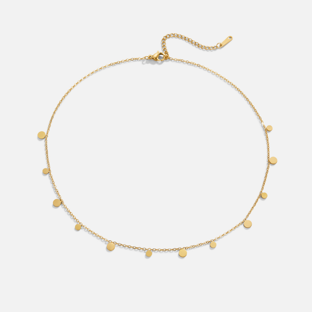 Agatha Gold Druppels Halsketting