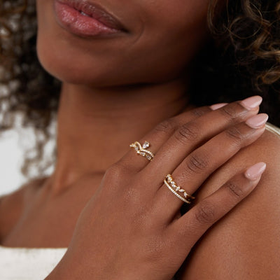 Aura - Elegante Kristallen Ring