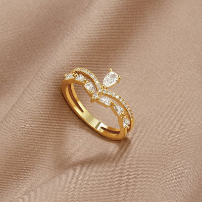 Aura - Elegante Kristallen Ring