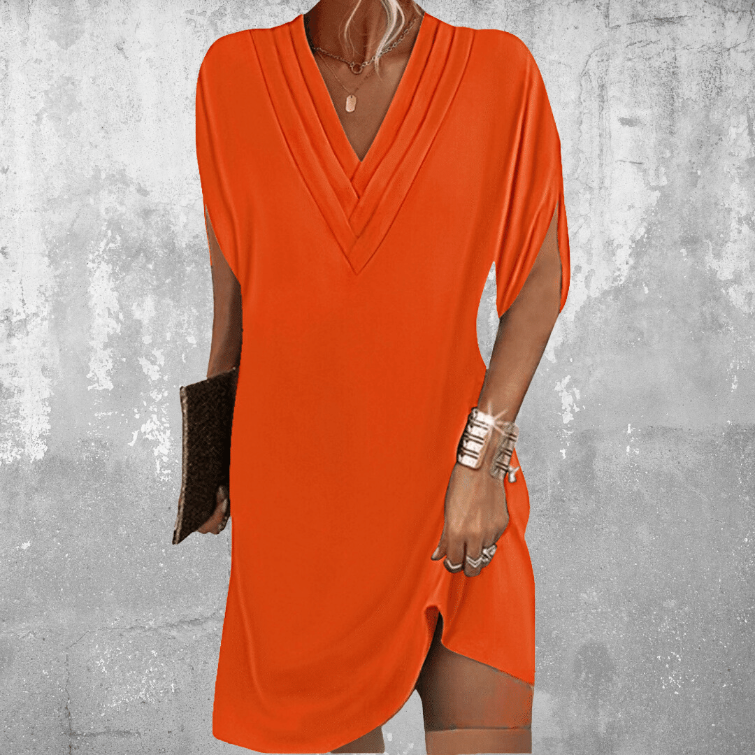 Adena | Elegante v-hals jurk