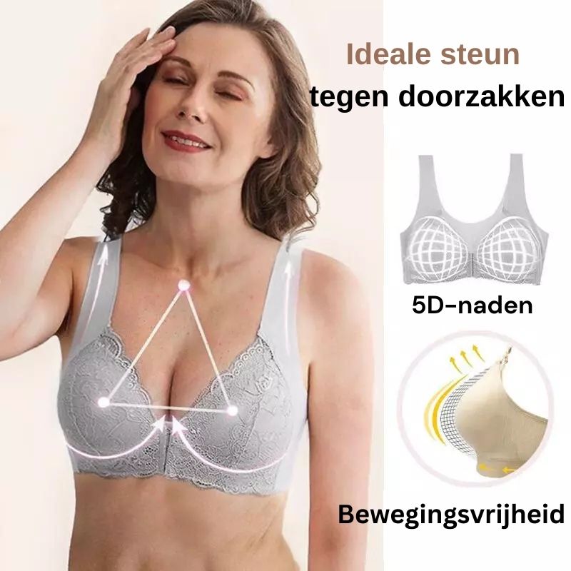 Draadloze Verstevigende Beha Met Voorkant Sluiting
