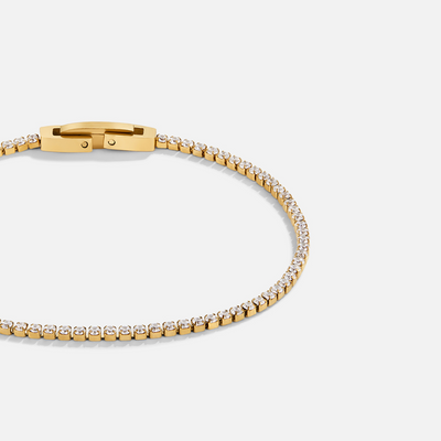 Niyah Kristall Gouden Armband