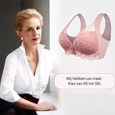 Draadloze Verstevigende Beha Met Voorkant Sluiting