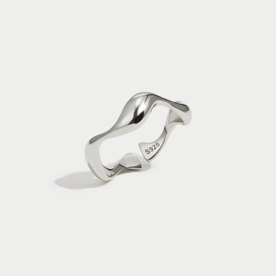 Waves - Minimalistische Ring