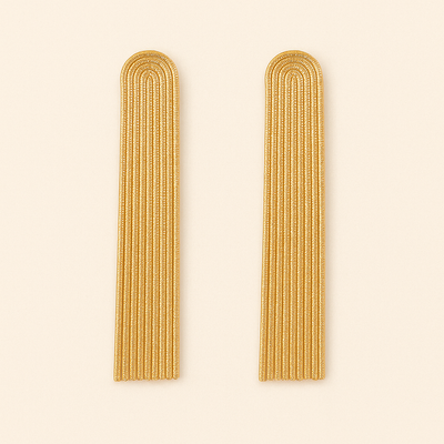 LYRA Gouden Fringe Oorbellen