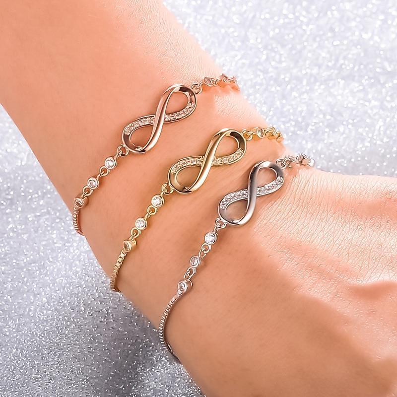 Verstelbare Oneindigheid Armband in Zilver