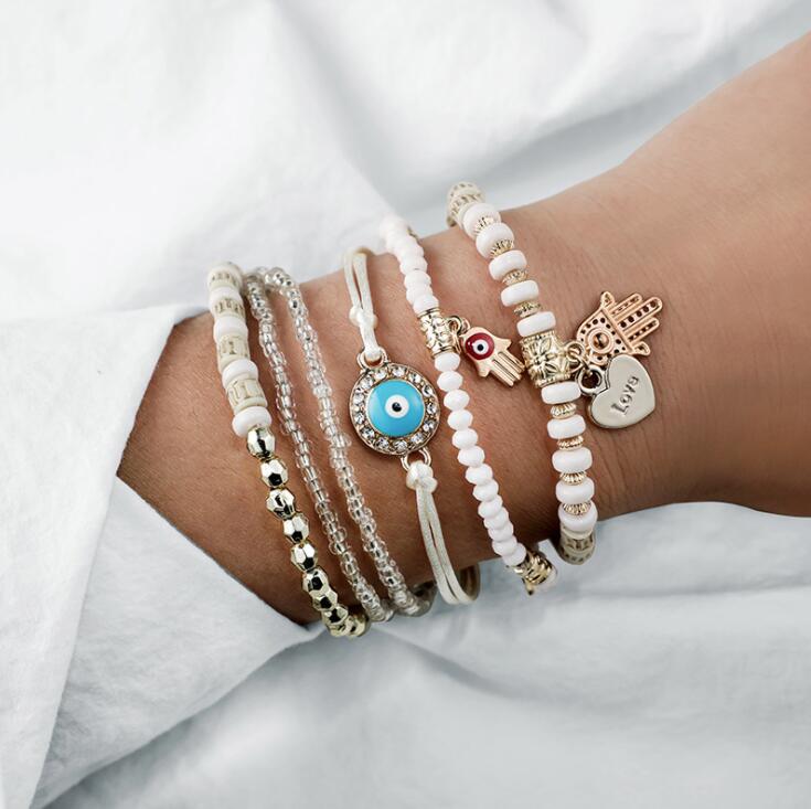 Hamsa armbanden bundel