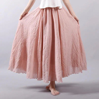 Ines | Zomerse maxi-rok met speelse elegantie