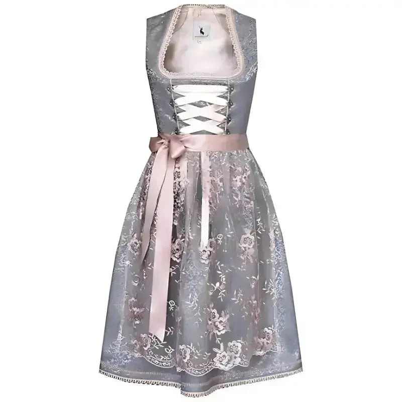 Stijlvol Damen-Dirndl voor het Oktoberfest met Kunstzinnige Borduursels en Elegante Pasvorm
