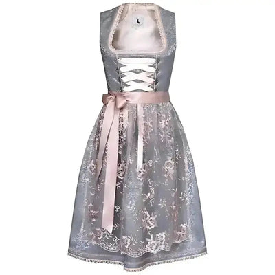 Stijlvol Damen-Dirndl voor het Oktoberfest met Kunstzinnige Borduursels en Elegante Pasvorm