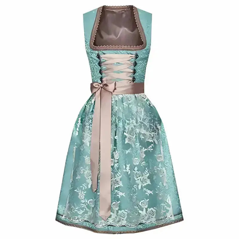 Stijlvol Damen-Dirndl voor het Oktoberfest met Kunstzinnige Borduursels en Elegante Pasvorm