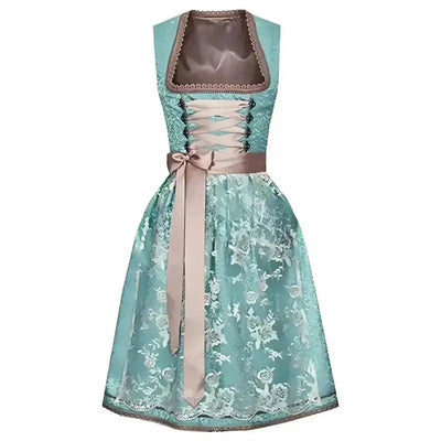 Stijlvol Damen-Dirndl voor het Oktoberfest met Kunstzinnige Borduursels en Elegante Pasvorm