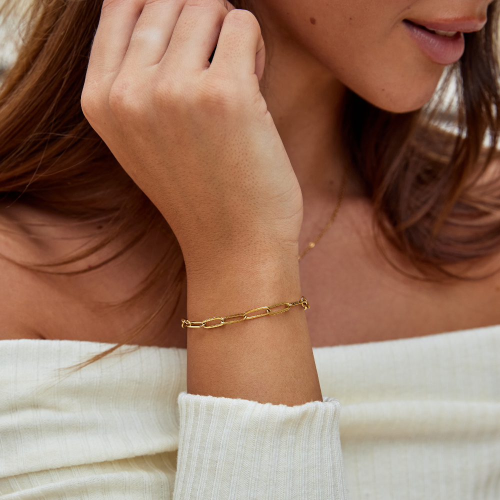 Clip Gouden Armband