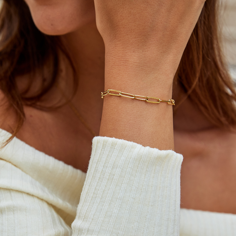 Clip Gouden Armband