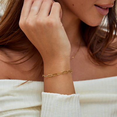 Clip Gouden Armband