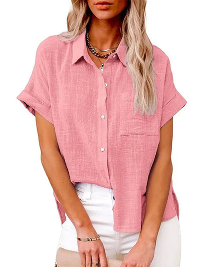 Lindy | Tijdloze blouse met linnen