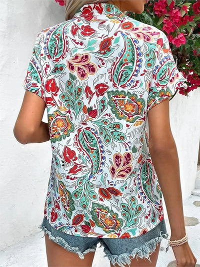 Loraine | Kleurrijke blouse met speelse print