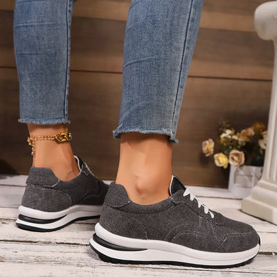 Dora | Trendy denim sneakers