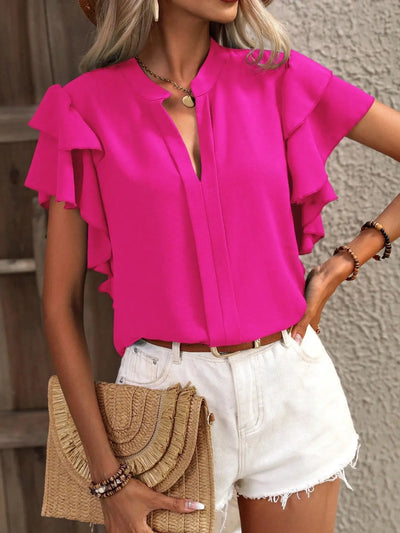 Amira | Elegante blouse met sierlijke mouwen