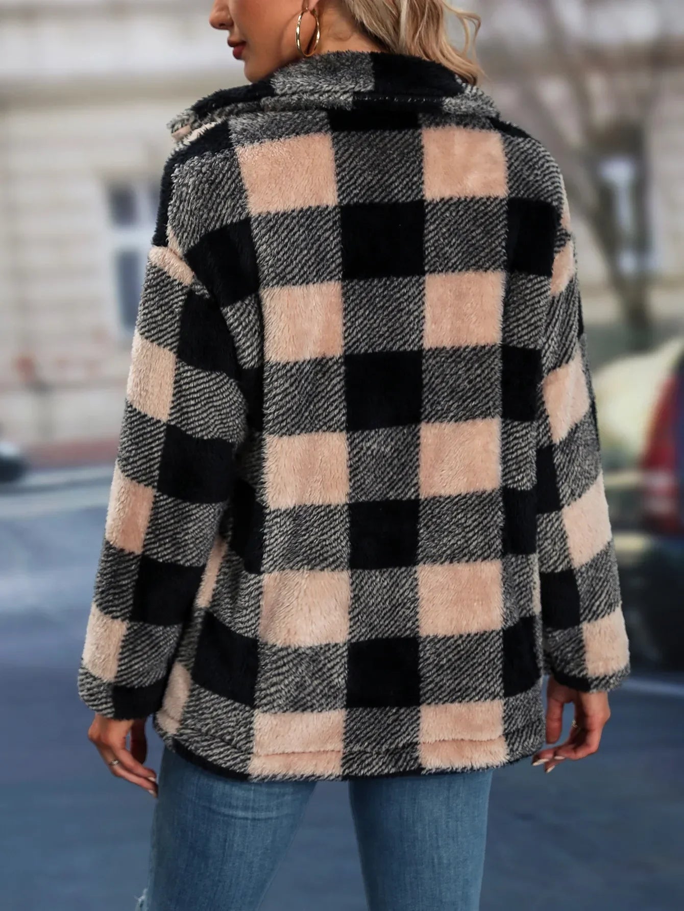 Carla | Casual geblokte jas