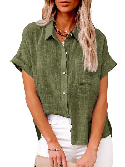 Lindy | Tijdloze blouse met linnen