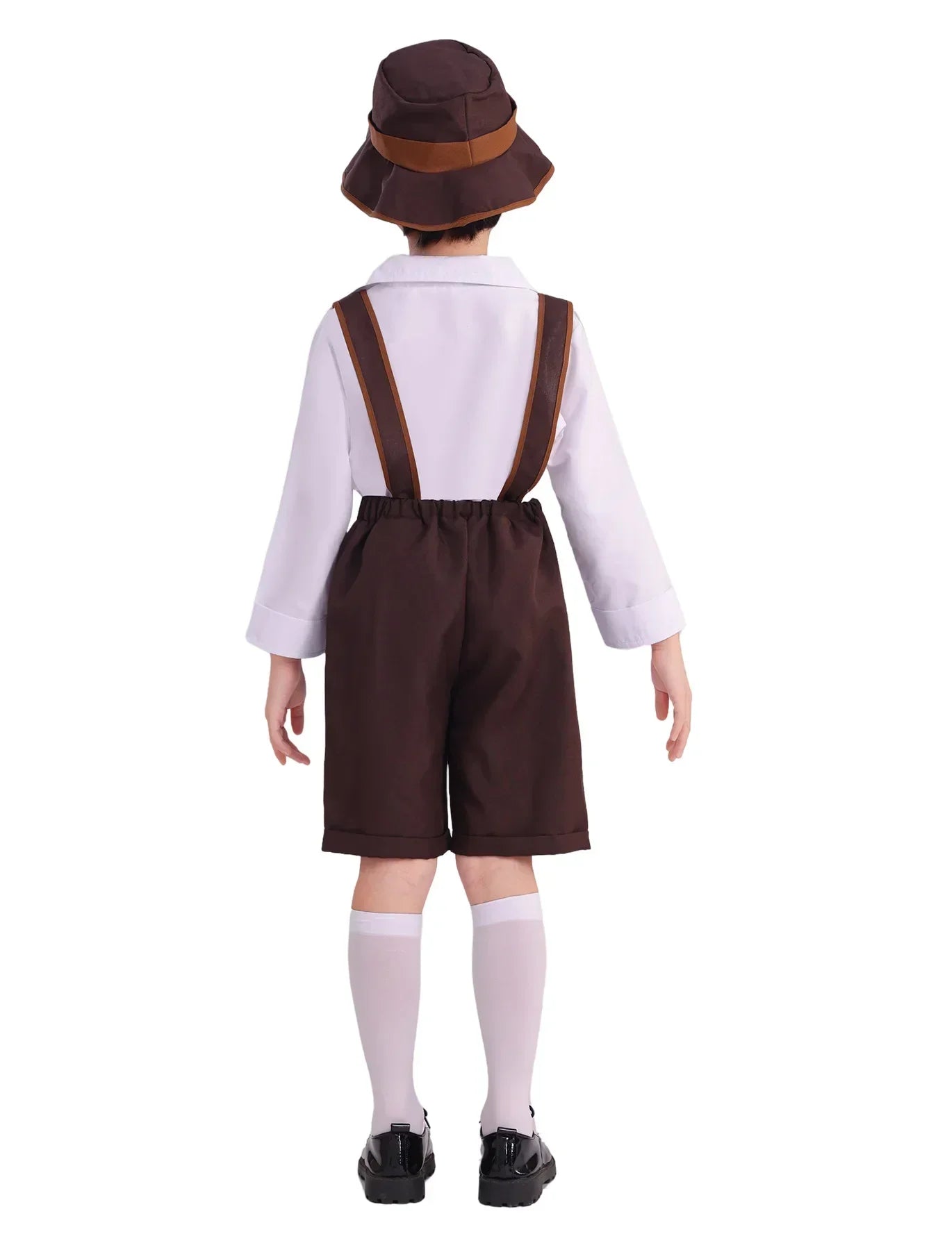 Authentiek Bayern Kostuumset voor Jongens met Lederhosen, Hoed, Shirt en Sokken – Ideaal voor het Oktoberfest