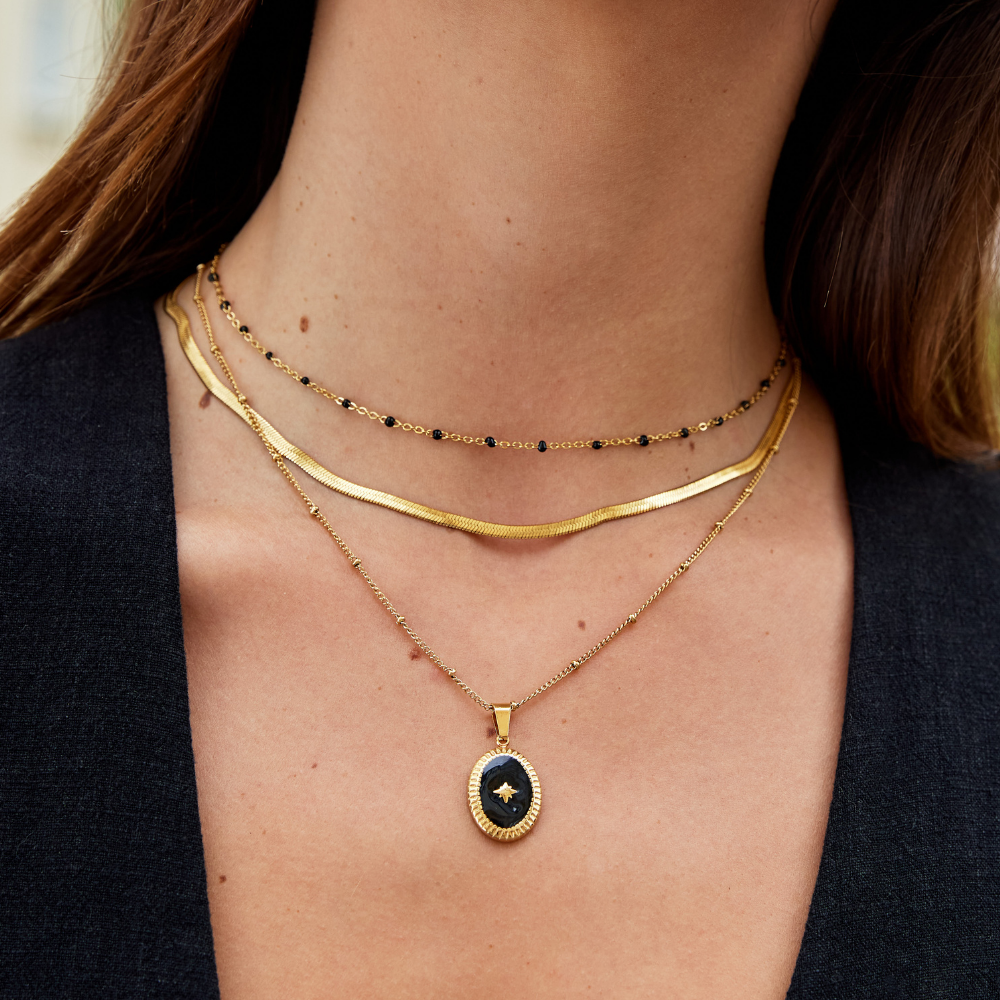 Slangenketting Gouden Halsketting