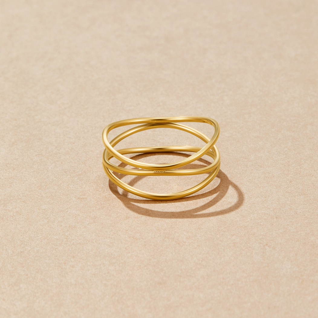 Infinity Loop - Gouden Ring