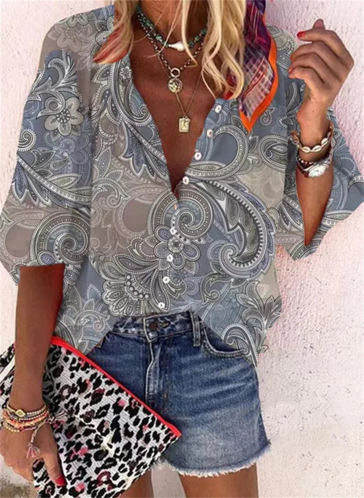 Carly | Luchtige elegante boho blouse