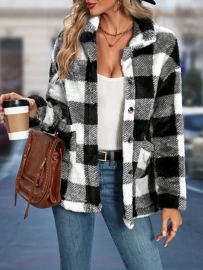 Carla | Casual geblokte jas