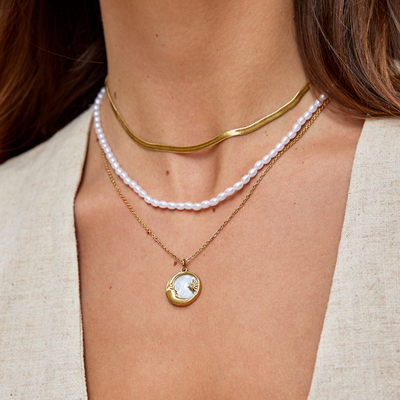 Slangenketting Gouden Halsketting