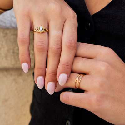 Infinity Loop - Gouden Ring