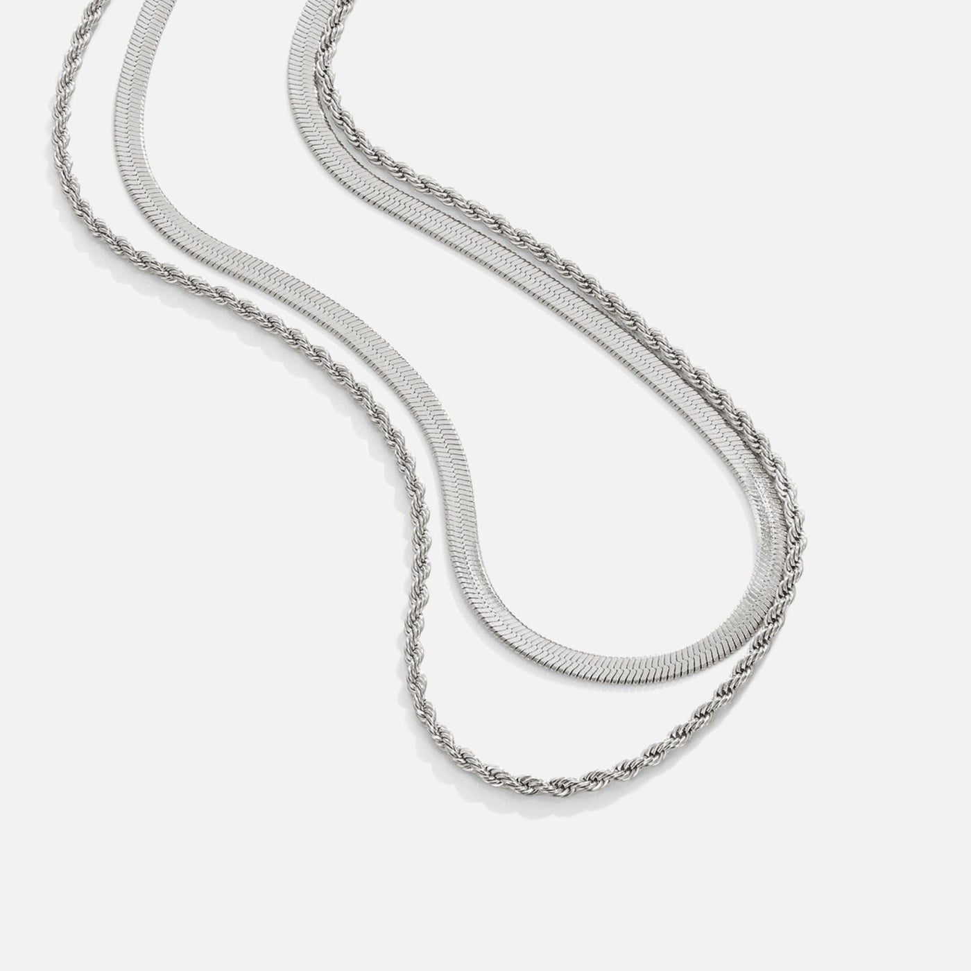 Alexandra Silber Schicht-Halsketting