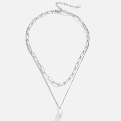 Angela Perlen Zilveren Ketting