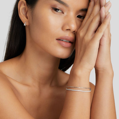 Arelia Kristal Zilveren Armband
