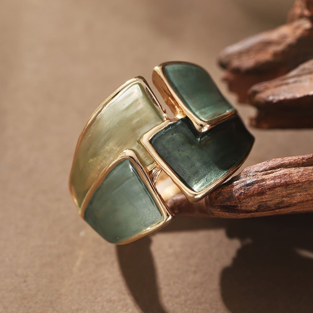 Vintage handgeschilderde Ring