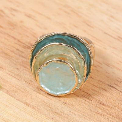 Boho Drie-laags Emaille Ring