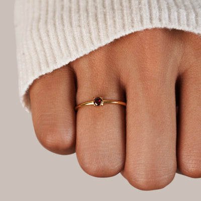 Geboortesteen Gouden Ringen