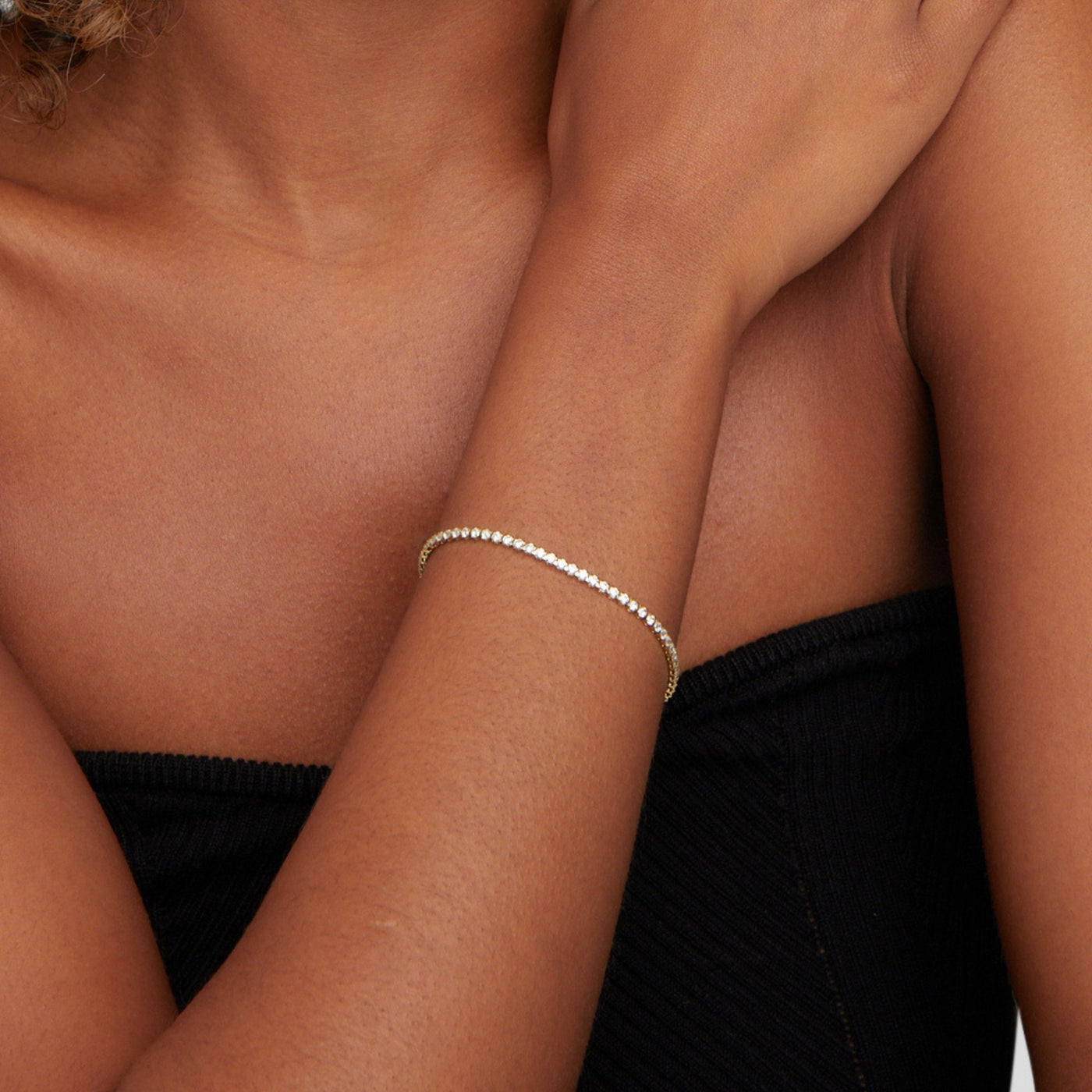 Cordelia Gouden Tennisarmband