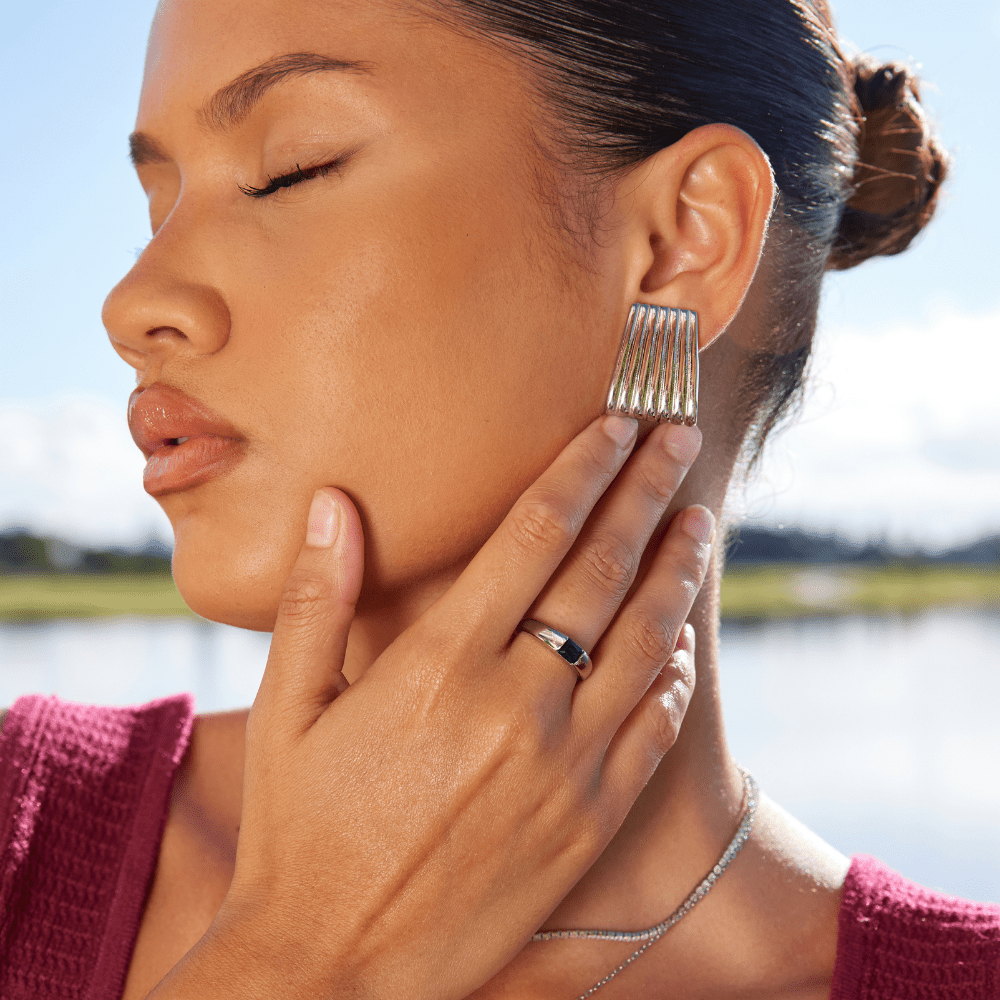 Ember Zilver & Smaragd Ring