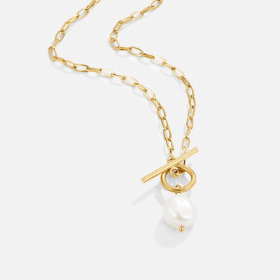 Eva Zoetwaterparel Gouden Ketting