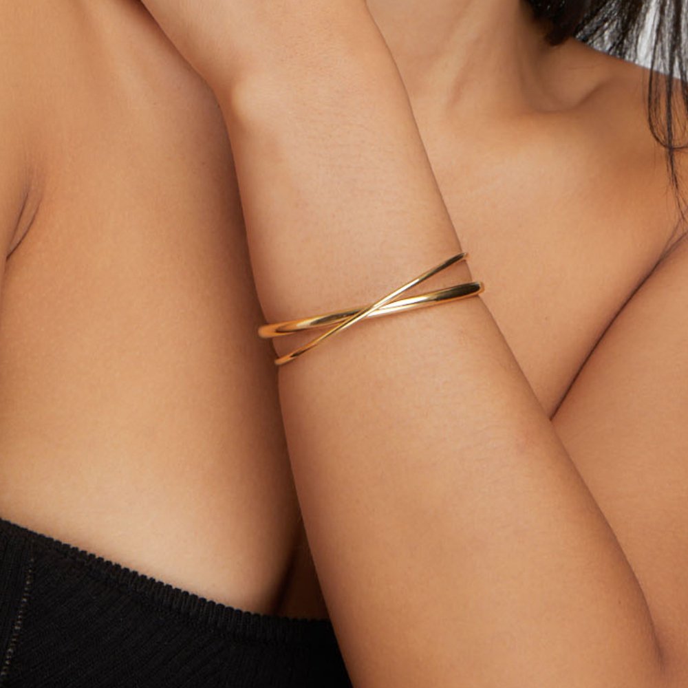 Gouden Twist-Armband