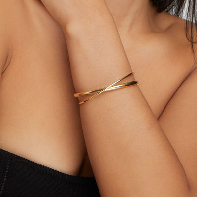 Gouden Twist-Armband