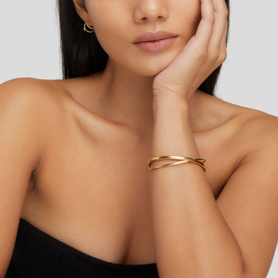 Gouden Twist-Armband
