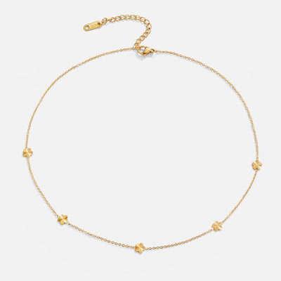 Bloemen Power Gouden Ketting