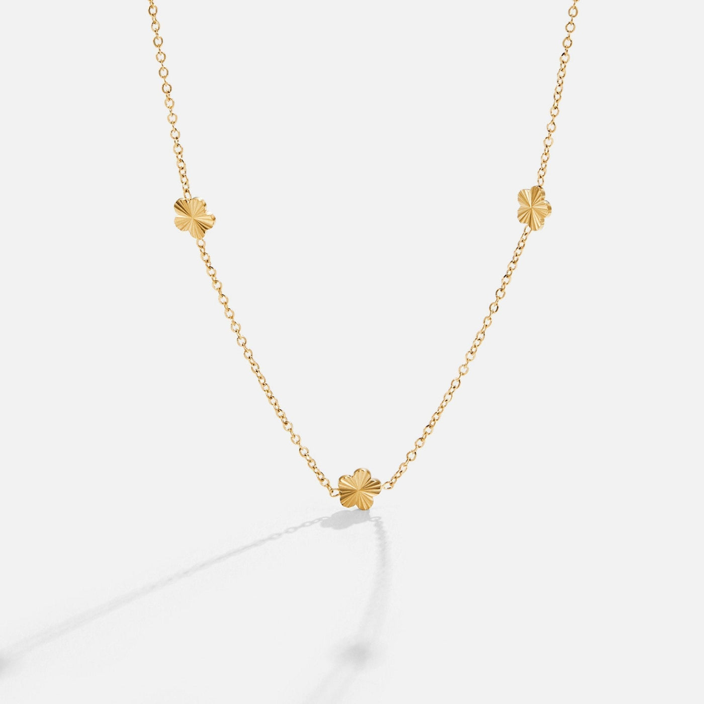 Bloemen Power Gouden Ketting