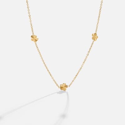 Bloemen Power Gouden Ketting