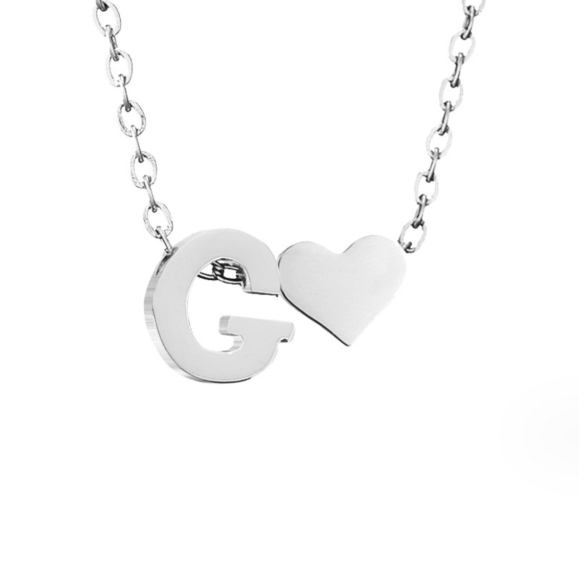 Ewige Liebe & Brief Zilveren Halsketting