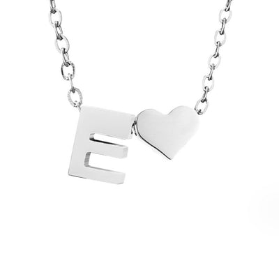 Ewige Liebe & Brief Zilveren Halsketting