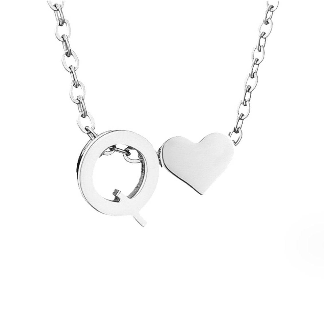 Ewige Liebe & Brief Zilveren Halsketting